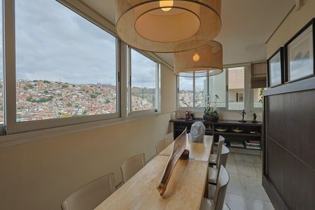 Varanda da Sala de apartamento para alugar com 4 quartos, 180m² em Vila Paris, Belo Horizonte