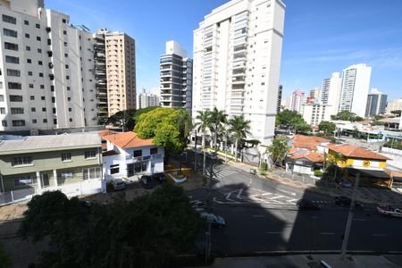 Sala - Vista de apartamento para alugar com 1 quarto, 39m² em Cambuí, Campinas