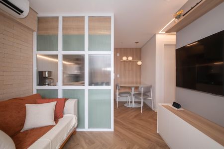 Sala de apartamento à venda com 2 quartos, 36m² em Jardim Caravelas, São Paulo
