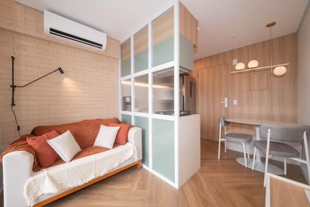 Sala de apartamento à venda com 2 quartos, 36m² em Jardim Caravelas, São Paulo