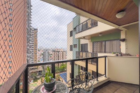 Apartamento à venda com 140m², 3 quartos e 3 vagasVaranda da sala