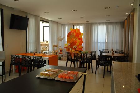 Apartamento à venda com 55m², 2 quartos e 1 vagaÁrea comum - Salão de festas