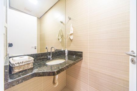 Lavabo de apartamento à venda com 3 quartos, 134m² em Vila Assunção, Santo André