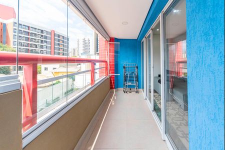 Varanda da Sala de apartamento à venda com 3 quartos, 134m² em Vila Assunção, Santo André
