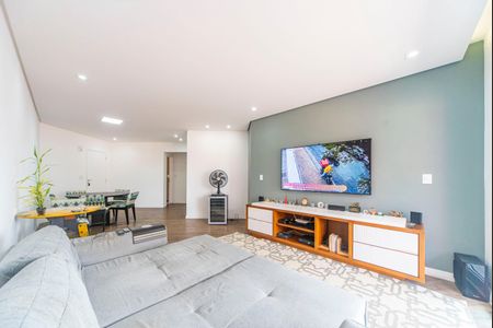 Sala de apartamento à venda com 3 quartos, 134m² em Vila Assunção, Santo André