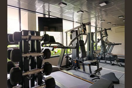 Studio para alugar com 28m², 1 quarto e sem vaga Studio para alugar com 28m², 1 quarto e sem vagaÁrea comum - Academia