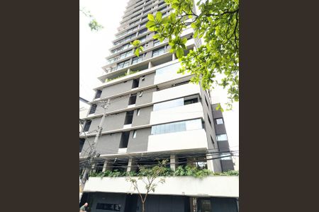 Studio para alugar com 28m², 1 quarto e sem vaga Studio para alugar com 28m², 1 quarto e sem vagaFachada