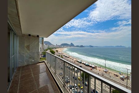 Varanda da sala de apartamento à venda com 4 quartos, 205m² em Copacabana, Rio de Janeiro