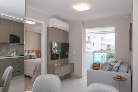 Sala de apartamento à venda com 1 quarto, 42m² em Barra Funda, São Paulo