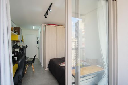 Studio para alugar com 20m², 1 quarto e sem vagaVaranda