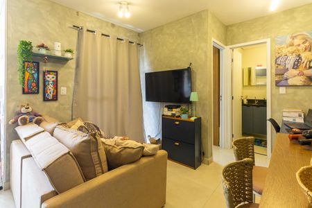  Sala de apartamento à venda com 1 quarto, 30m² em  Vila Antonina, São Paulo