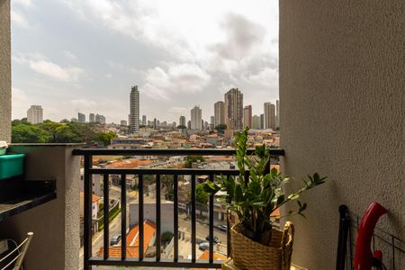 Varanda da Sala de apartamento à venda com 1 quarto, 30m² em  Vila Antonina, São Paulo