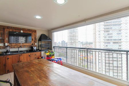 Varanda da Sala de apartamento à venda com 3 quartos, 127m² em Jardim Independência (são Paulo), São Paulo