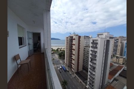 Varanda da Sala de apartamento para alugar com 2 quartos, 120m² em Itararé, São Vicente