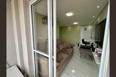 Varanda da Sala de apartamento para alugar com 2 quartos, 46m² em Vila Galvão, Guarulhos