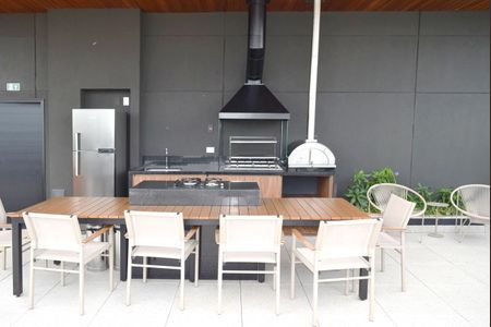 Studio para alugar com 32m², 1 quarto e sem vagaChurrasqueira