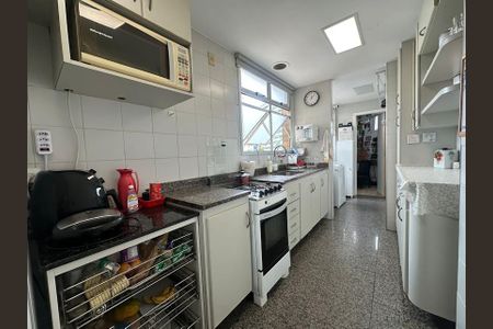 cozinha de apartamento à venda com 3 quartos, 100m² em Gutierrez, Belo Horizonte