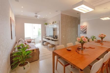 Sala de apartamento à venda com 3 quartos, 74m² em Jardim Testae, Guarulhos