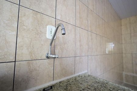 Cozinha de casa para alugar com 1 quarto, 30m² em Vila Lucinda, Santo André