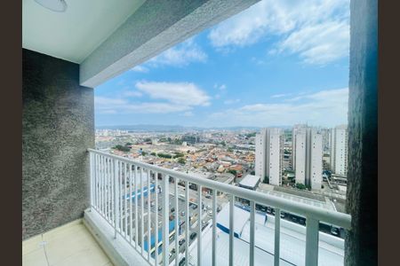 Varanda da Sala de apartamento à venda com 2 quartos, 47m² em Vila das Bandeiras, Guarulhos