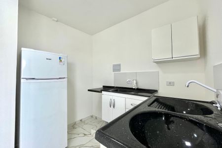 Cozinha de kitnet/studio para alugar com 1 quarto, 32m² em Jardim Oriental, São Paulo