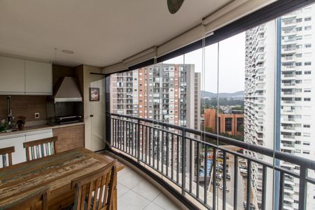 Varanda gourmet de apartamento à venda com 2 quartos, 96m² em Alphaville Empresarial, Barueri