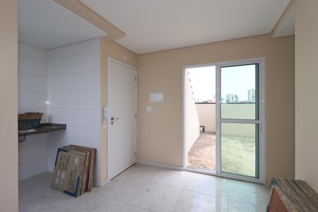 Sala de casa para alugar com 2 quartos, 120m² em Vila Guiomar, Santo André