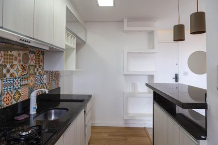 Cozinha de apartamento à venda com 2 quartos, 55m² em Vila São Rafael, Guarulhos
