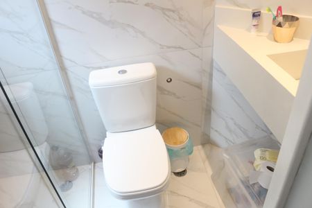 Apartamento à venda com 126m², 3 quartos e 2 vagasBanheiro da Suíte 