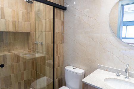 Studio para alugar com 29m², 1 quarto e sem vaga Studio para alugar com 29m², 1 quarto e sem vagaBanheiro Social