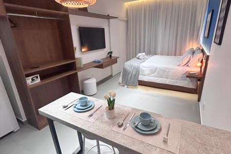 Studio à venda com 25m², 1 quarto e sem vagaCozinha 