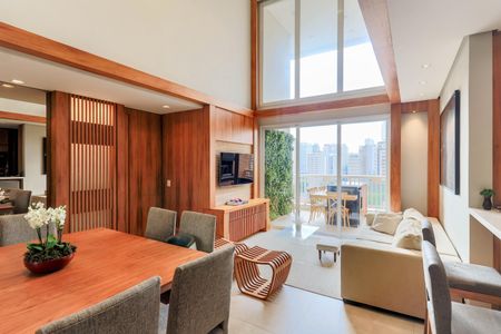 Sala de apartamento à venda com 3 quartos, 121m² em Vila Cordeiro, São Paulo