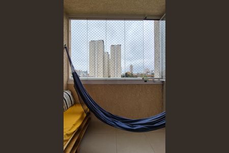 Varanda da Sala de apartamento à venda com 2 quartos, 54m² em Vila Quirino de Lima, São Bernardo do Campo