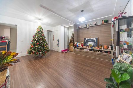 Sala de apartamento à venda com 3 quartos, 126m² em Vila Scarpelli, Santo André