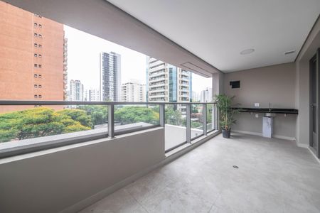 Varanda de apartamento à venda com 2 quartos, 81m² em Brooklin, São Paulo
