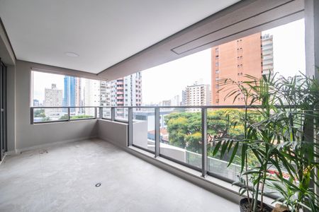 Varanda de apartamento à venda com 2 quartos, 81m² em Brooklin, São Paulo