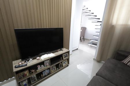 Sala de apartamento à venda com 2 quartos, 80m² em Vila Bela Vista, Santo André