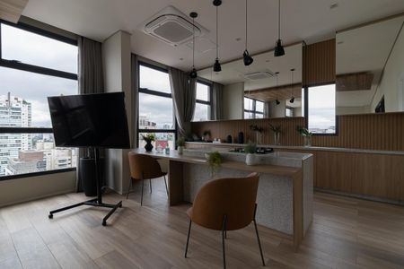 Apartamento à venda com 26m², 1 quarto e sem vaga Apartamento à venda com 26m², 1 quarto e sem vagaÁrea comum - Salão de festas