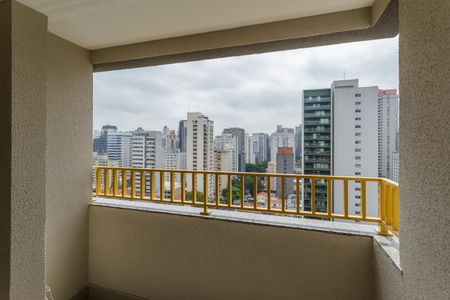 Varanda de apartamento à venda com 1 quarto, 26m² em Vila Olímpia, São Paulo