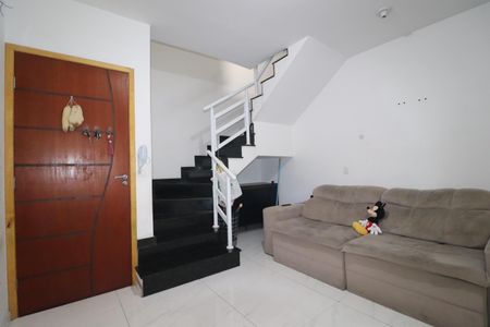Sala de apartamento para alugar com 2 quartos, 100m² em Vila Valparaíso, Santo André