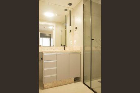 Apartamento para alugar com 35m², 1 quarto e sem vagaBanheiro da Suíte