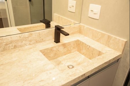 Apartamento para alugar com 35m², 1 quarto e sem vagaBanheiro da Suíte