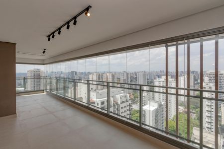 Varanda de apartamento à venda com 3 quartos, 154m² em Campo Belo, São Paulo