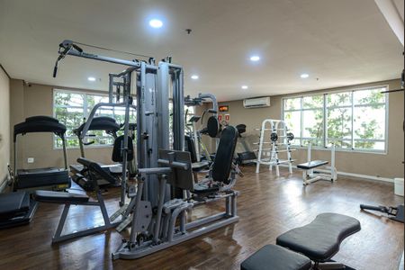 Apartamento para alugar com 50m², 1 quarto e 1 vaga Apartamento para alugar com 50m², 1 quarto e 1 vagaÁrea comum - Academia