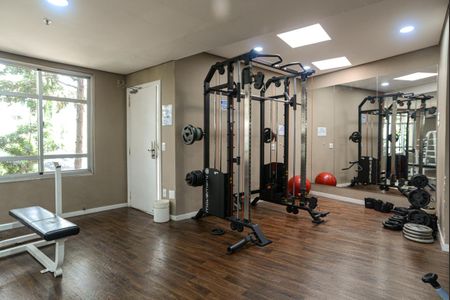 Apartamento para alugar com 50m², 1 quarto e 1 vaga Apartamento para alugar com 50m², 1 quarto e 1 vagaÁrea comum - Academia