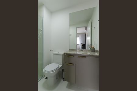 Apartamento para alugar com 25m², 1 quarto e sem vaga Apartamento para alugar com 25m², 1 quarto e sem vagaBanheiro da Suíte