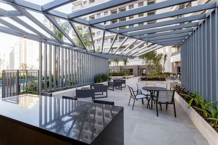 Apartamento para alugar com 25m², 1 quarto e sem vaga Apartamento para alugar com 25m², 1 quarto e sem vagaÁrea comum - Churrasqueira