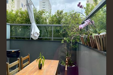 Apartamento para alugar com 43m², 1 quarto e 1 vagaVaranda Studio