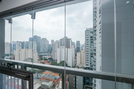 Studio à venda com 26m², 1 quarto e sem vagaVaranda