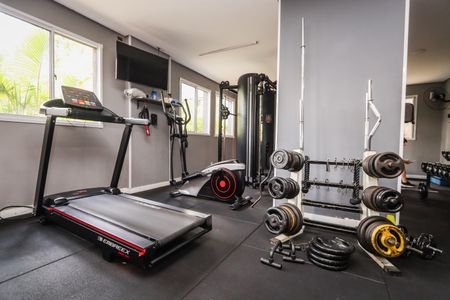 Apartamento à venda com 49m², 2 quartos e 1 vaga Apartamento à venda com 49m², 2 quartos e 1 vagaÁrea comum - Academia